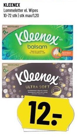 Løvbjerg Kleenex tilbud