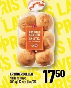 Løvbjerg Møllens brød krydderboller tilbud