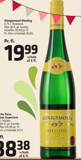 Fleggaard Königsmosel Riesling tilbud