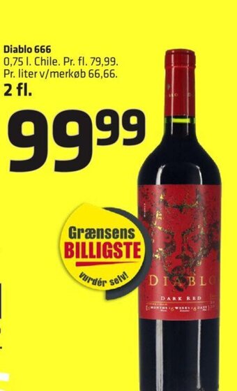 Fleggaard Diablo 666 tilbud