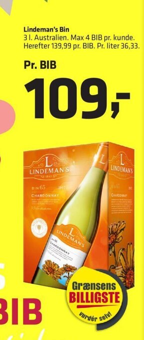 Fleggaard Lindeman's Bin tilbud