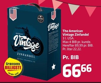 The American Vintage Zinfandel