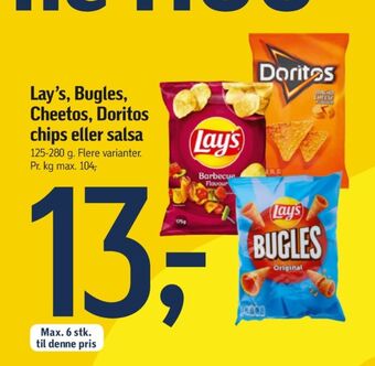 Føtex Bugles snacks tilbud