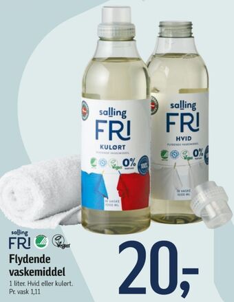 Føtex Salling fri vaskemiddel-flydende tilbud