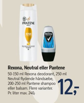 Føtex Rexona men deo roll-on tilbud