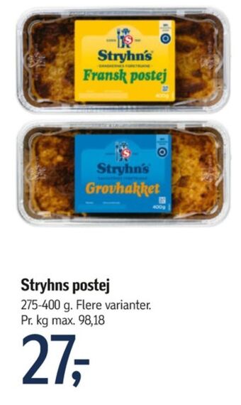 Føtex Fransk postej leverpostej tilbud