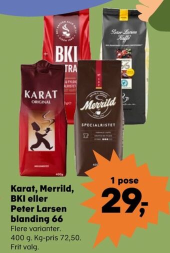 Kvickly Original kaffe formalet tilbud