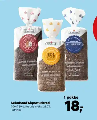 Signaturbrød bryghuset møn rugbrødsskiver