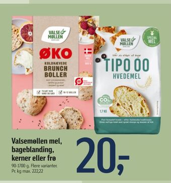 Føtex Valsemøllen brunchboller koldhævet melblanding tilbud