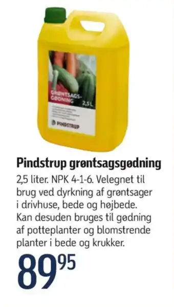 Pindstrup drivhusgødning