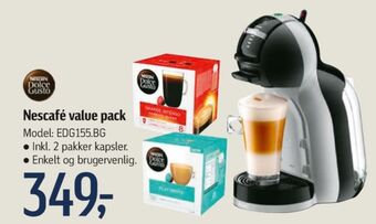Føtex Nescafe dolce gusto kaffemaskine tilbud