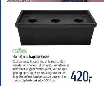 Føtex Homefarm kapillærkasse tilbud