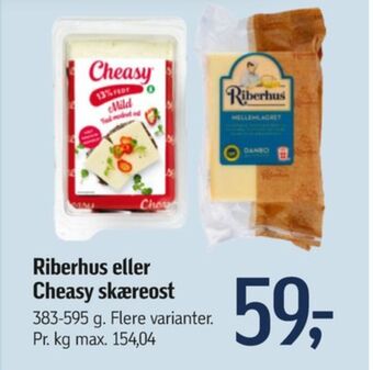 Føtex Riberhus skæreost danbo mellemlagret tilbud