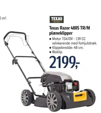 Føtex Texas plæneklipper tilbud
