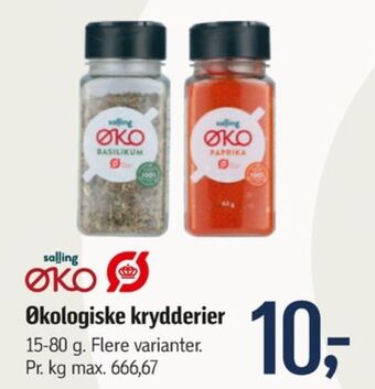 Føtex Salling øko krydderier tilbud