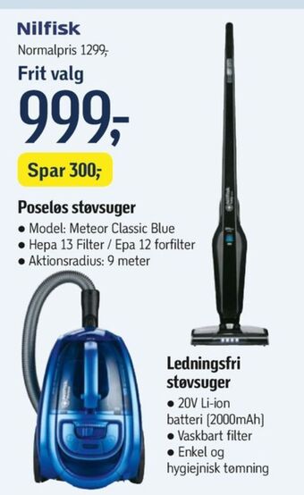 Nilfisk one støvsuger tilbud Netto