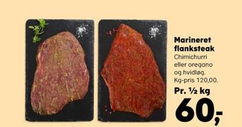 Kvickly Ukendt flanksteak tilbud