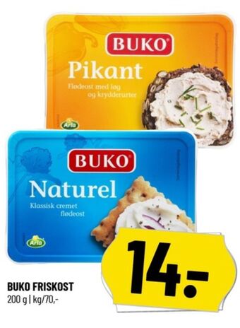 Buko flødeost naturel
