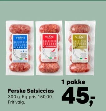 Kvickly Viani pølser tilbud