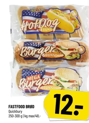 Løvbjerg Quickbury burgerboller tilbud