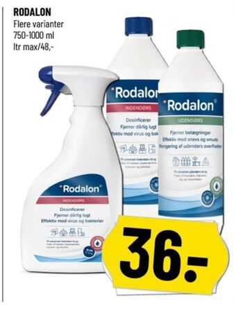 Rodalon rengøring - øvrige