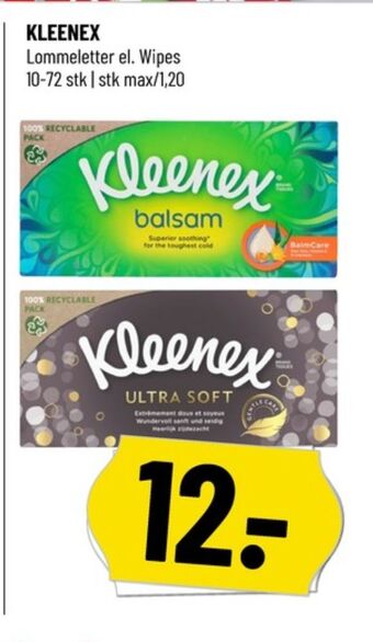 Kleenex lommetørklæder