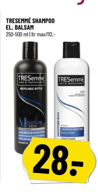 Løvbjerg Tresemmé shampoo tilbud