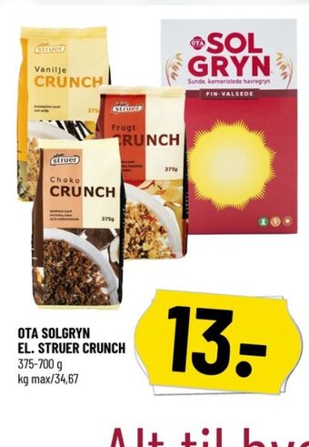 Løvbjerg Ota sol gryn havregryn tilbud