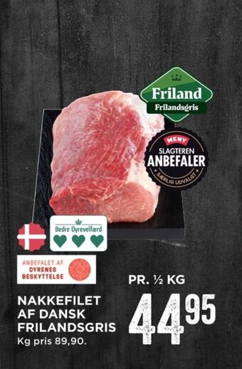 MENY Friland frilandsgris nakkefilet tilbud