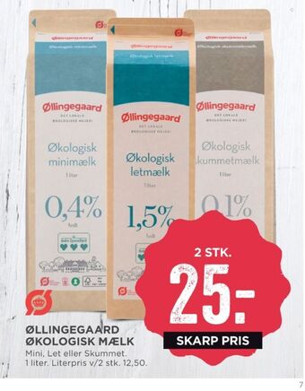 MENY Øllingegaard minimælk 0,4% tilbud