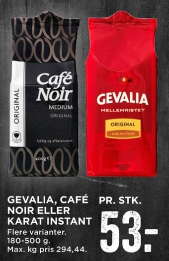 MENY Original kaffe formalet tilbud