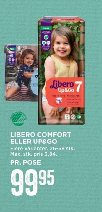 MENY Up&go bleer str 7 16-26 kg tilbud