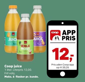 SuperBrugsen Coop tropisk juice tilbud