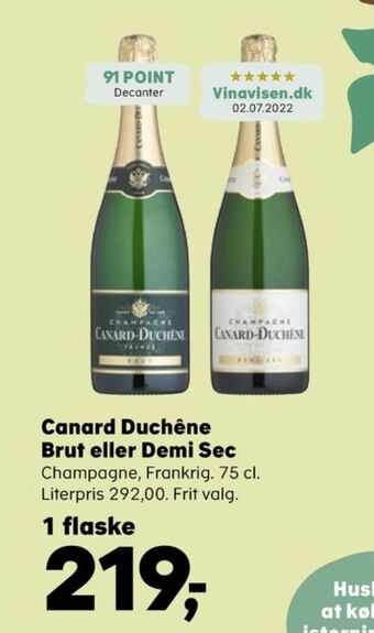 SuperBrugsen Canard-duchene champagne tilbud