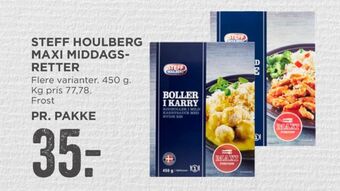MENY Steff houlberg boller i karry tilbud