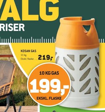 XL-BYG Kosan gasflaske tilbud