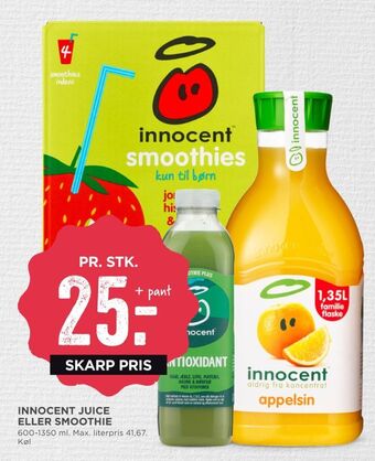 MENY Innocent appelsinjuice tilbud