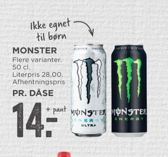 MENY Energy ultra energidrik tilbud
