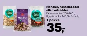 SuperBrugsen Earth control valnødder tilbud