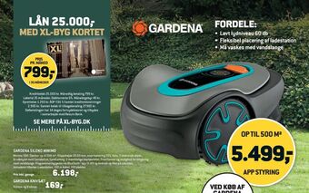 XL-BYG Gardena robotplæneklipper tilbud