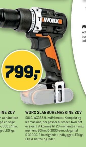XL-BYG Worx professional rundsav tilbud