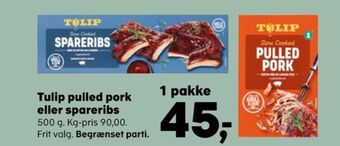 SuperBrugsen Tulip spareribs tilbud