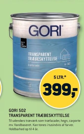XL-BYG Gori træbeskyttelse tilbud