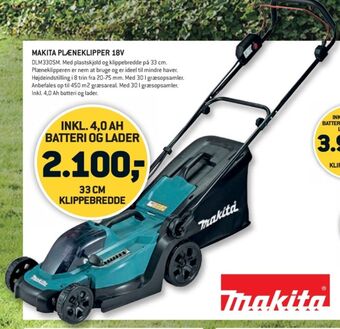 XL-BYG Makita plæneklipper tilbud