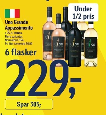 Føtex Uno grande appassimento tilbud