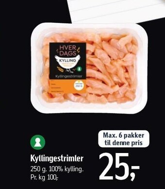 Føtex Kyllingestrimler tilbud