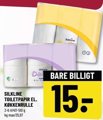 Løvbjerg Silkline toiletpapir el. køkkenrulle tilbud
