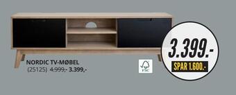 My Home Nordic tv-møbel tilbud
