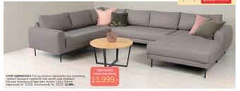 Daells Bolighus Stor hjørnesofa tilbud