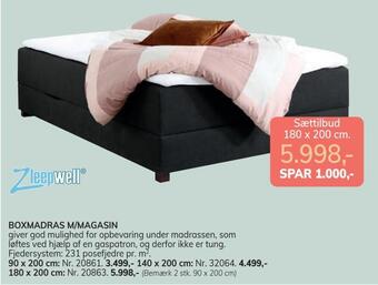 Daells Bolighus Boxmadras m/magasin tilbud